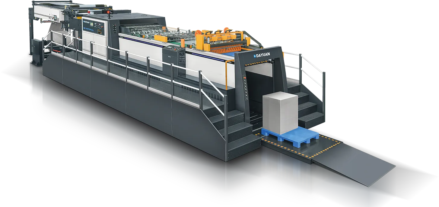 Servo Precision Double Helix High Speed Sheet Cutter Machine With Auto Splicer & Auto Pallet Changer