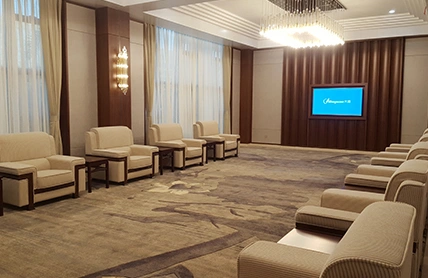 Elegant reception lounge of Dayuan company