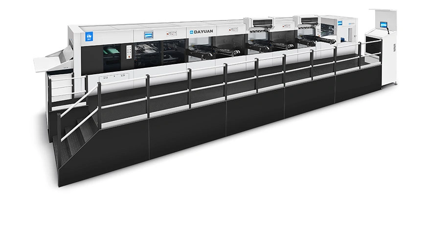 TRIOPRESS Automatic High Speed Hot Stamping & Die Cutting Machine with Stripping & Blanking