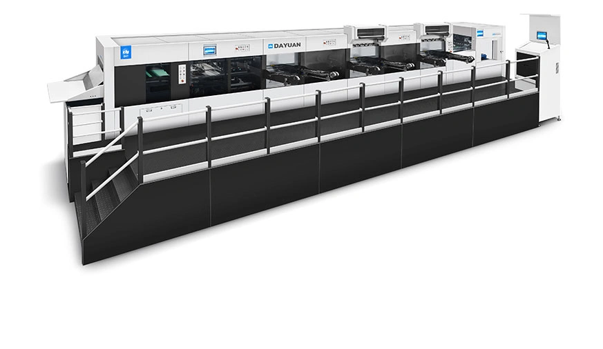 TRIOPRESS Automatic High Speed Hot Stamping & Die Cutting Machine with Stripping & Blanking