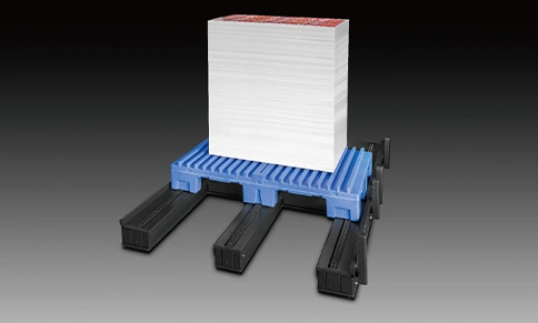 Automated Pallet Changing in Logistics