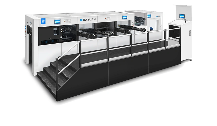 Double‑Unit Automatic Die Cutting and Deep Embossing Machine with Stripping & Heating System
