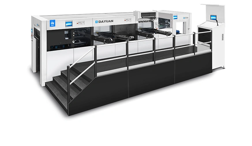 DUOPRESS Automatic High Speed Hot Stamping & Die Cutting Machine With Stripping & Blanking
