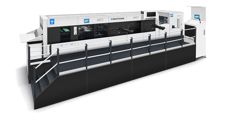 DUOPRESS Automatic High Speed Hot Stamping & Die Cutting Machine With Stripping & Blanking