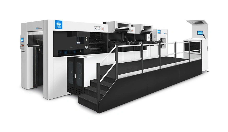 DUOPRESS Automatic High Speed Hot Stamping & Die Cutting Machine with Stripping & Heating System