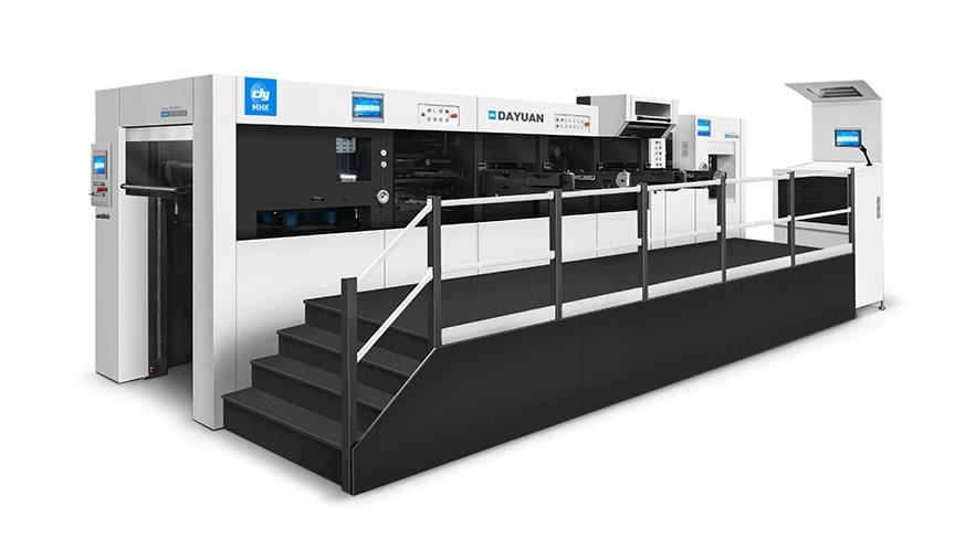 DUOPRESS Automatic High Speed Hot Stamping & Die Cutting Machine with Stripping & Heating System