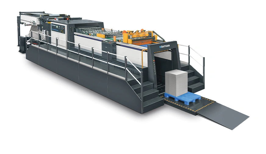 Servo Precision Double Helix High Speed Sheet Cutter Machine With Auto Splicer & Auto Pallet Changer