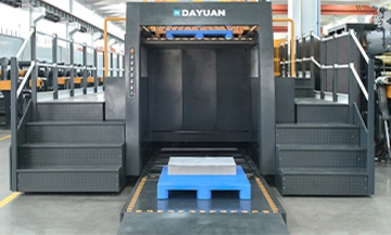 Non-stop pallet changing device