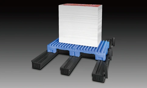 Automated Pallet Changing in Logistics